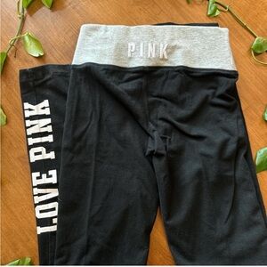 Victoria's Secret PINK black bootcut yoga pants size xtra small